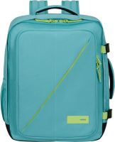 American Tourister Take2Cabin Casual Backpack M dusty turquoise/lime
