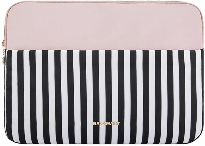Bagsmart pouzdro na notebook Zebra Laptop Sleeve Briefcase 13.3 pink