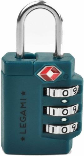 Legami zámek TSA Luggage Padlock petrol blue