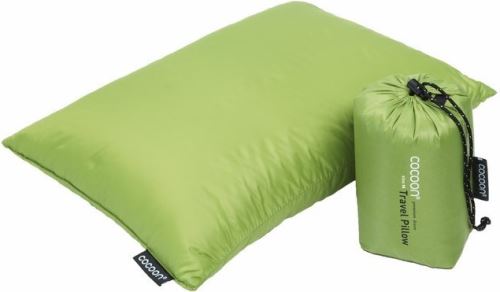 Cocoon péřový polštář Down Travel Pillow M wasabi