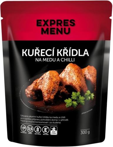 Expres Menu kuřecí křídla na medu a chilli 300g