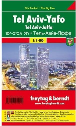 Freytag & Berndt kapesní plán města Tel Aviv 1:9400