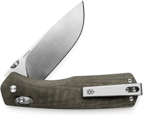 James The Carter XL OD Green + Stainless / Micarta