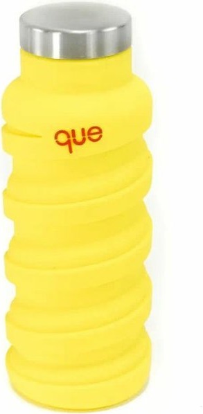 QUE skládací silikonová lahev 355ml citrus yellow