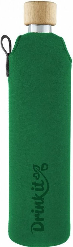 Drinkit skleněná lahev 500ml asketa zelenej