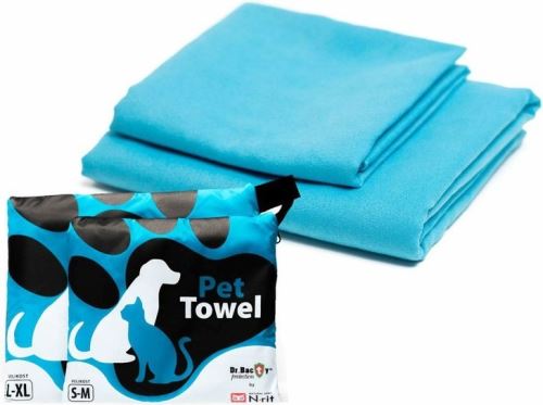 N.Rit ručník pro zvířátka Pet Towel S-M blue