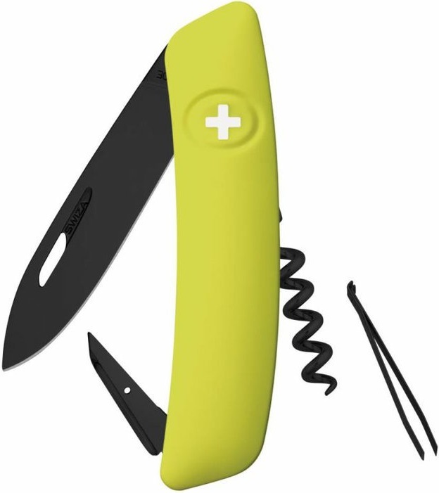 Swiza kapesní nůž D01 Allblack Standard moss