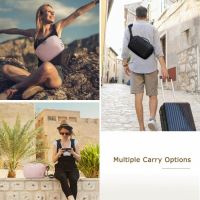Bagsmart taška SLR DSLR Camera Sling Bag Purse Crossbody Bag black (7)