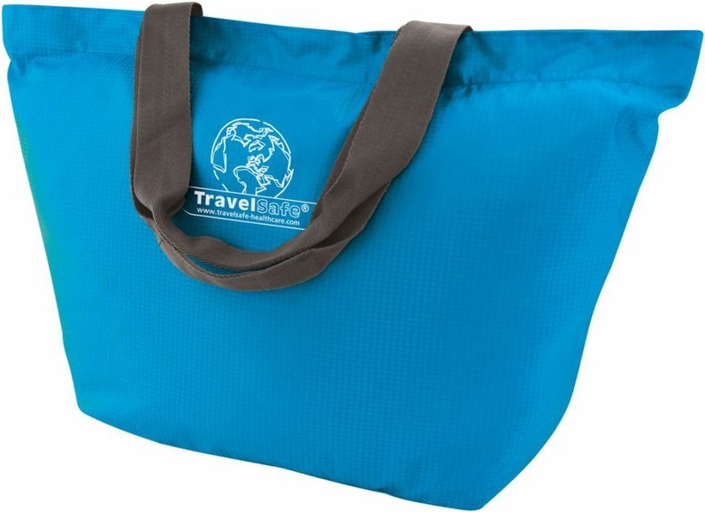 TravelSafe skládací taška Foldable Shoptasche azure