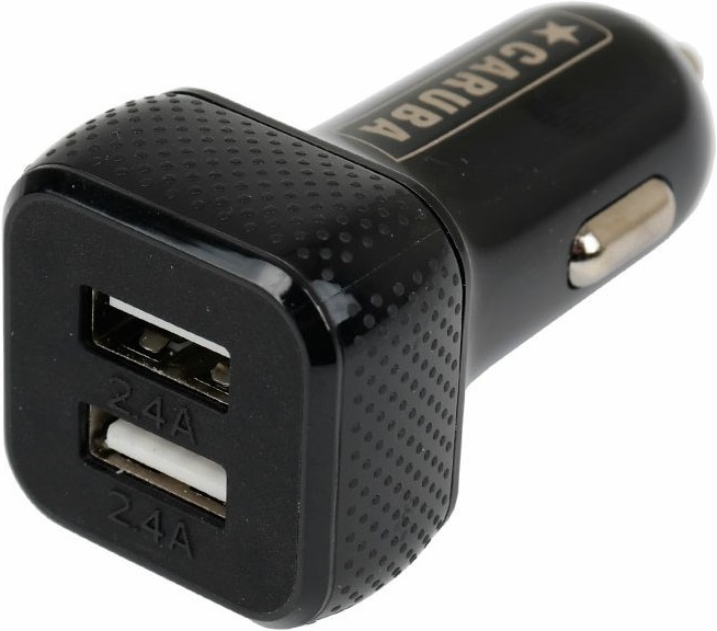 Caruba autonabíječka Duo USB Car Charger 4.8A black