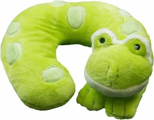 Clöudz dětský podhlavník Plush Travel Pillow frog