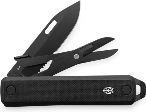 James The Ellis Black + Black Serrated / G10