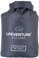 Lifeventure vložka do spacáku Silk Liner Rectangular grey (1)