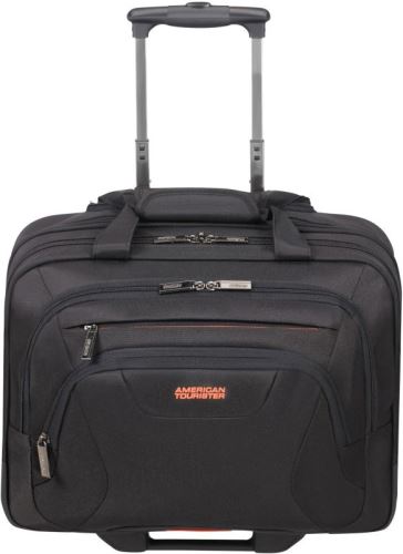 American Tourister AT Work Rolling Tote 15.6" black/orange