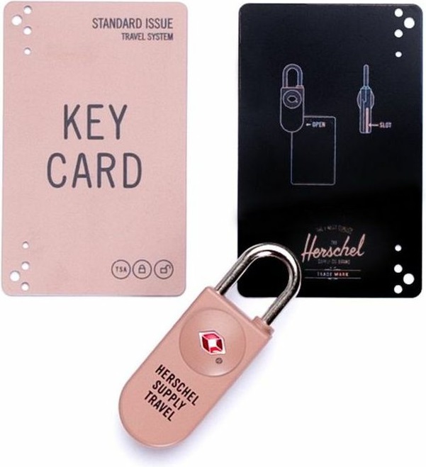 Herschel zámek na karty TSA Card Lock ash rose