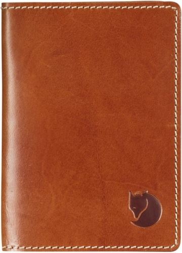 Fjällräven pouzdro na pas Leather Passport Cover leather cognac