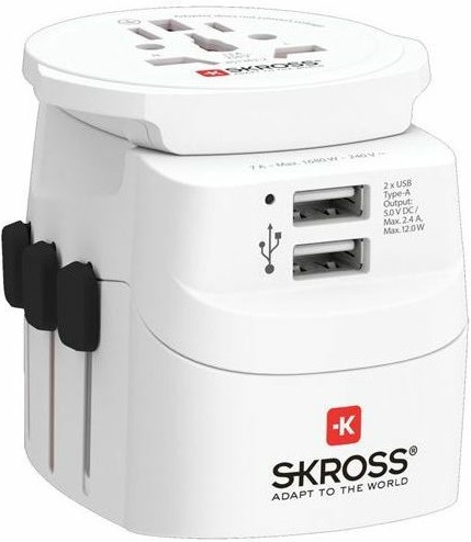 SKROSS univerzální adaptér PRO Light USB 2x USB-A
