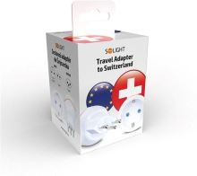 Solight cestovní adaptér Evropa/Švýcarsko typ J (5)
