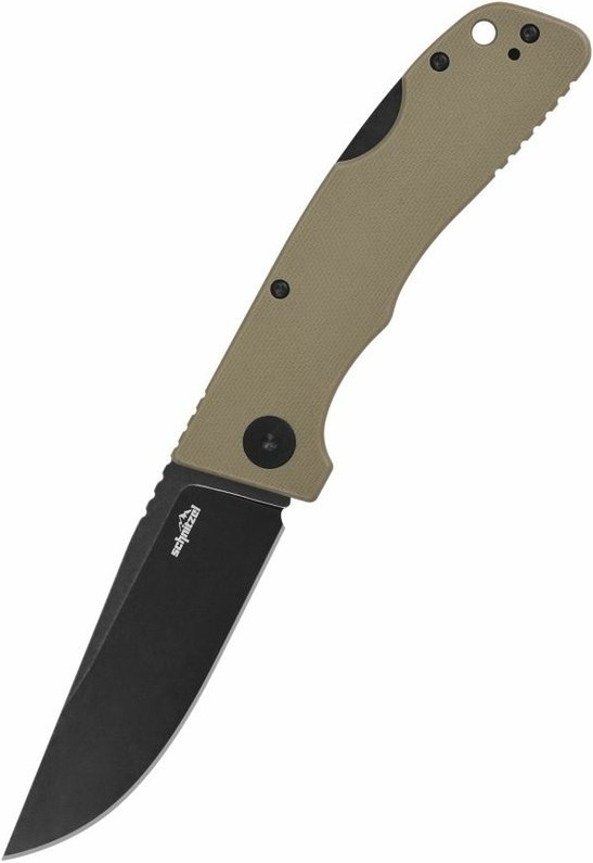 Schnitzel KVAR outdoorový nůž sand blackwashed