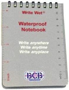 BCB Adventure voděodolný blok A6 s tužkou