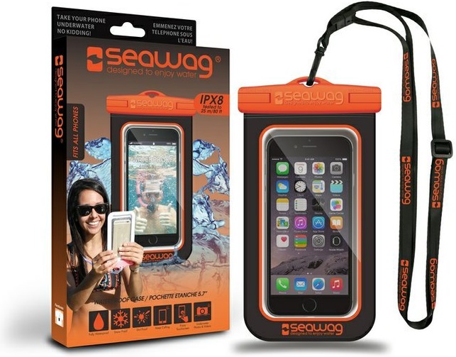 Seawag vodotěsné pouzdro na Smartphone černé/oranžové