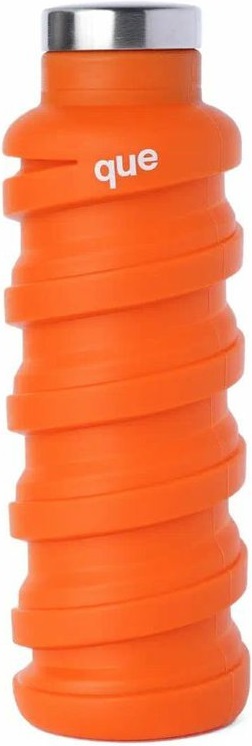 QUE skládací silikonová lahev 600ml sunbeam orange