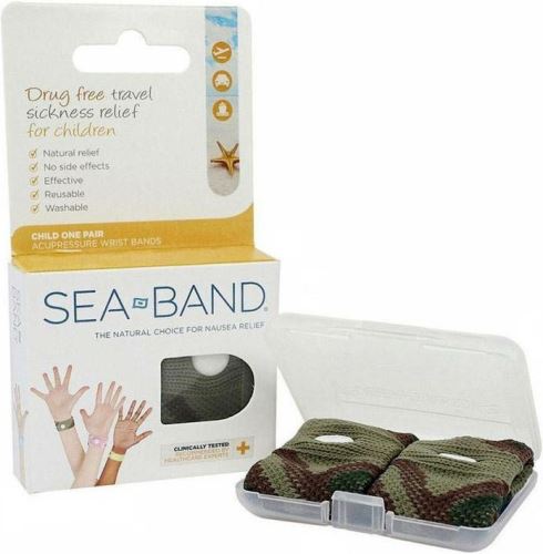 Sea Band náramky proti nevolnosti pro děti camo