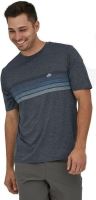 Patagonia M´s Cap Cool Daily Graphic Shirt Line Logo Ridge Stripe Smolder Blue X-Dye (1)