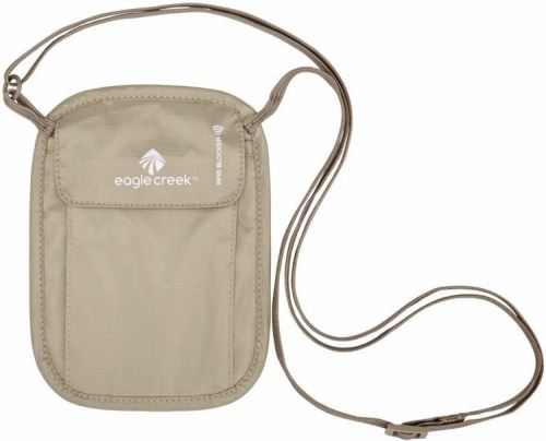 Eagle Creek kapsa na krk RFID Blocker Neck Wallet tan