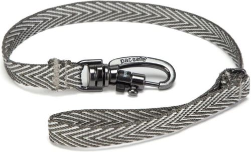 Pacsafe Cut Resistant Wallet Strap grey poutko na zápěstí