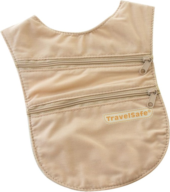 TravelSafe kapsa na tělo Holster Wallet beige