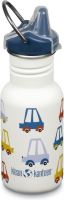 Klean Kanteen nerezová lahev Kid Classic Narrow 355ml Sippy Cap cars