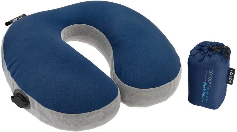 Cocoon nafukovací podhlavník Ultralight Air-Core Neck Pillow galaxy blue