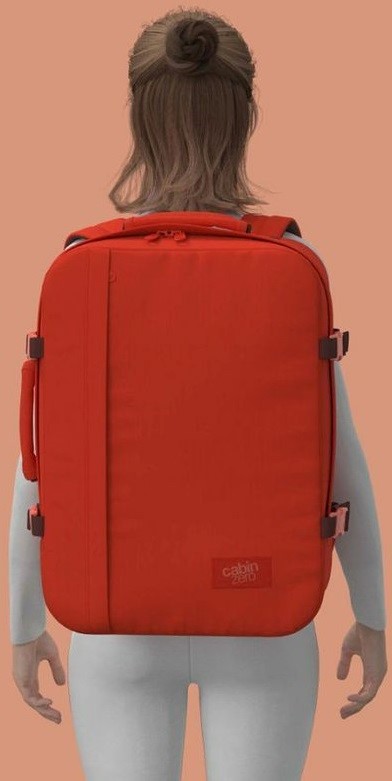 CabinZero Classic 44l tomato festival v praxi