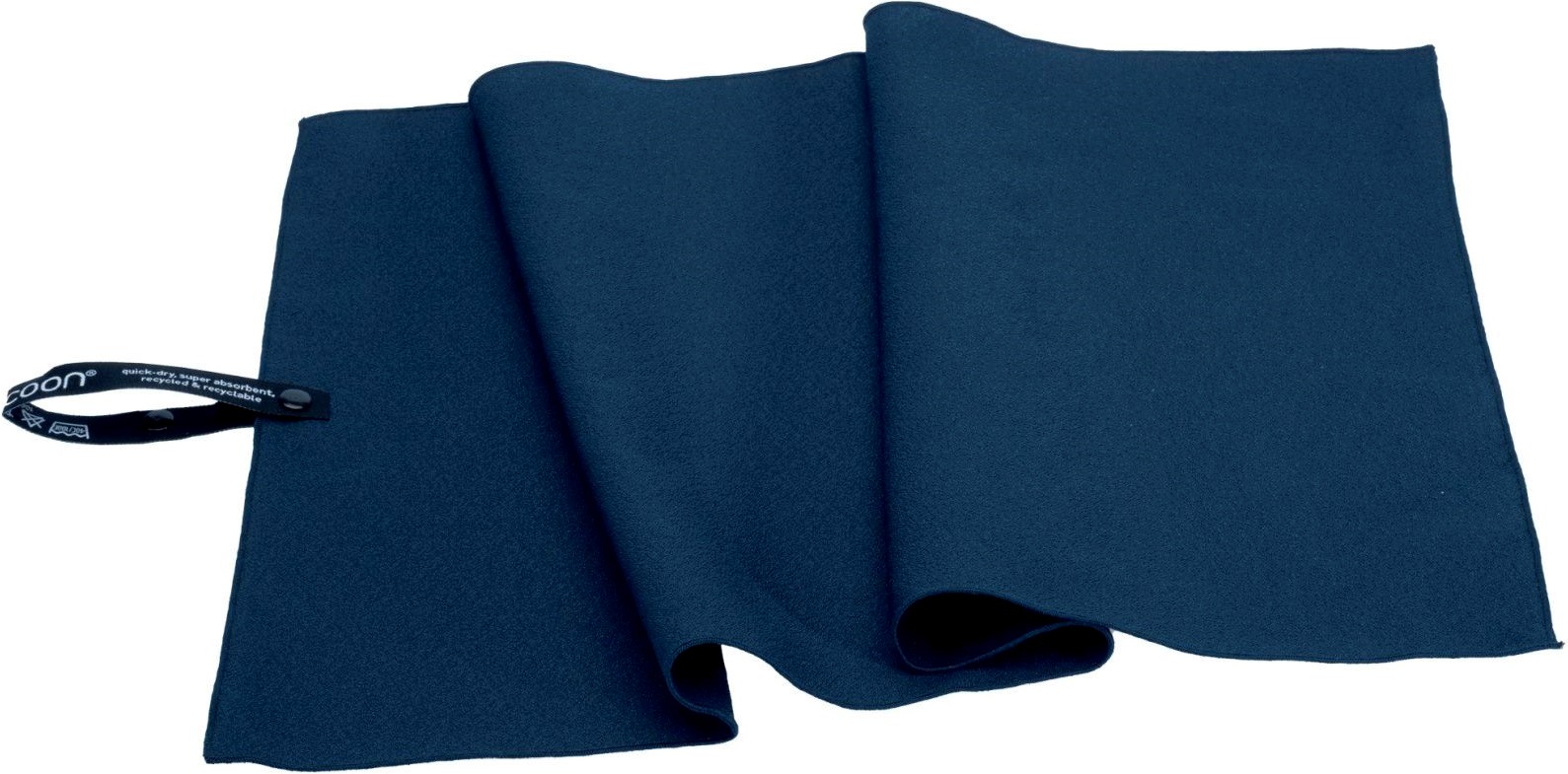 Cocoon ultralehký ručník Microfiber Towel Hyperlight S lava grey – hyperlehký cestovní ručník z recyklovaného mikrovlákna