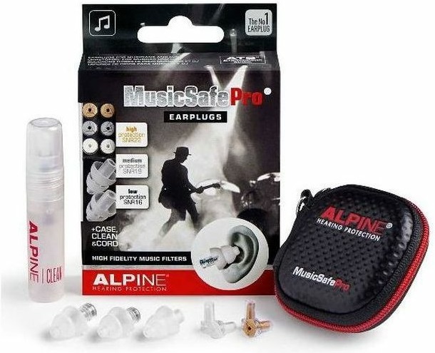 Earplugs ušní ucpávky Alpine MusicSafe Pro transparent