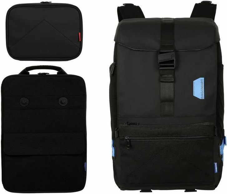Bagsmart batoh Modular Backpack Business Set black
