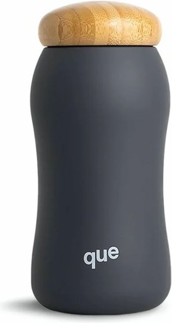 QUE termolahev Insulated Bottle 500ml metallic charcoal