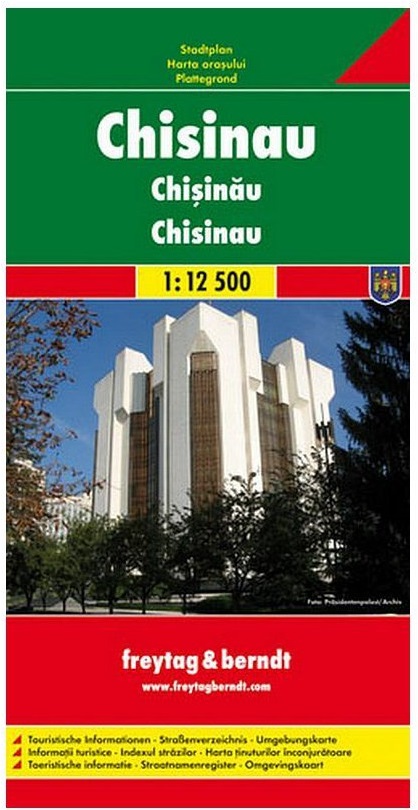 Freytag & Berndt plán města Kišiněv - Chisinau 1:12500