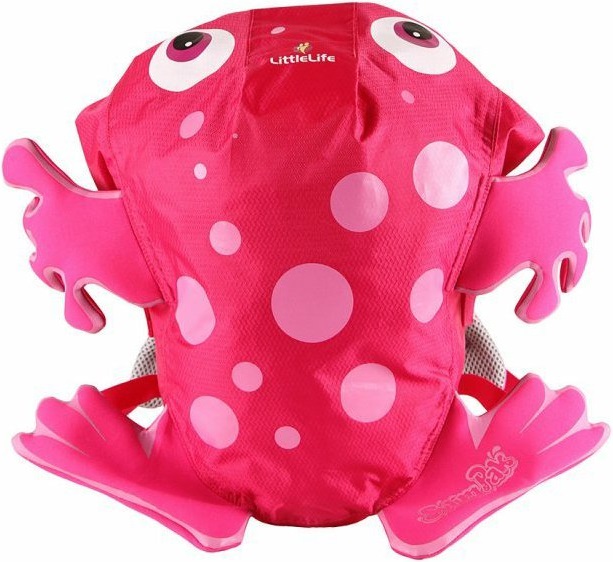 LittleLife dětský batoh Animal Swim Paks 10l pink frog