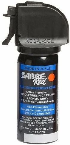 Sabre Red obranný pepřový sprej MK-2 Trigger Top Cone 10% OC 1.33% MC 1.8 oz