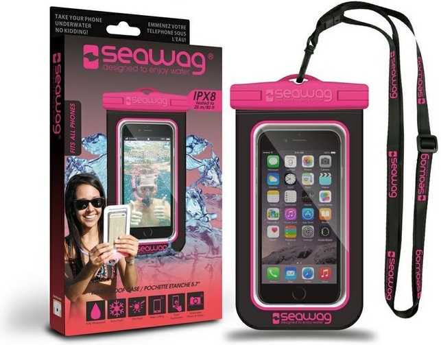 Seawag vodotěsné pouzdro na Smartphone černé/růžové