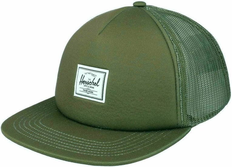 Herschel kšiltovka Whaler Mesh Classic Logo ivy green