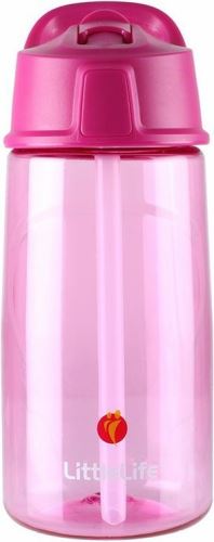 LittleLife dětská lahev Flip-Top Water Bottle 550ml pink