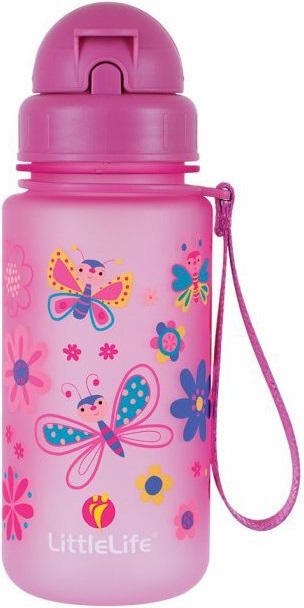 LittleLife dětská lahev Water Bottle 400ml butterflies