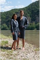 Cocoon župan Ultralight Microfiber Bathrobe L anchor grey (2)