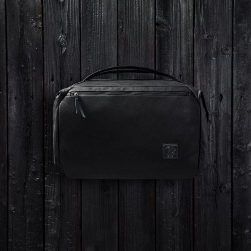 Evergoods x Carryology Transit Duffel 35l Griffin Edition waxed cotton black