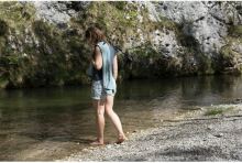 Cocoon cestovní ručník Lyocell Travel Towel nile green (7)