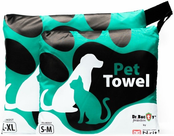 N.Rit ručník pro zvířátka Pet Towel L-XL green