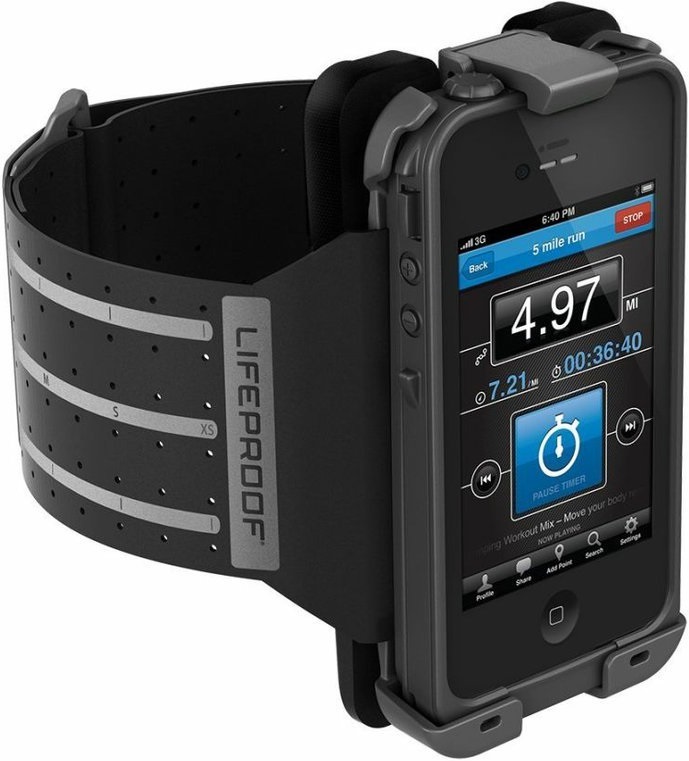 Belkin bicepsový držák pro iPhone 4/4s Armband Lifeproof black